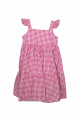 Vestido Alça Vichy Rosa