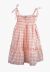 Vestido Infantil Doce Magia Xadrez Rosa Bebê