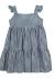 Vestido Infantil Doce Magia Xadrez Vichy Azul Marinho